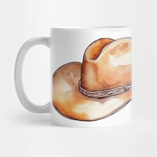 Watercolor cowboy hat Mug